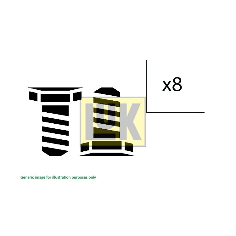 Luk Schraubensatz f?r Schwungrad Jaguar S-Type Land Rover Discovery von LUK