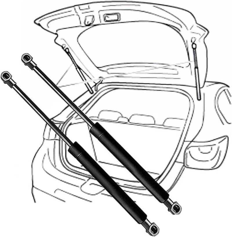 2 Stück Auto Kofferraum Gasfeder Für Jaguar XJS 4.0L 1992-1995 Jaguar XJS 5.3L 1992, Heckklappe Gasfeder Dämpfer Stoßdämpfer Stützstange Gasdruckfeder von LUMZAG