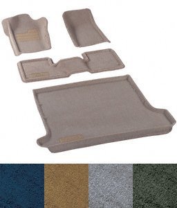 Lund 688446 Catch-All Premium Teppich-Fußmatten für vorne, 2. und 3. Sitz, Beige, 4 Stück von LUND