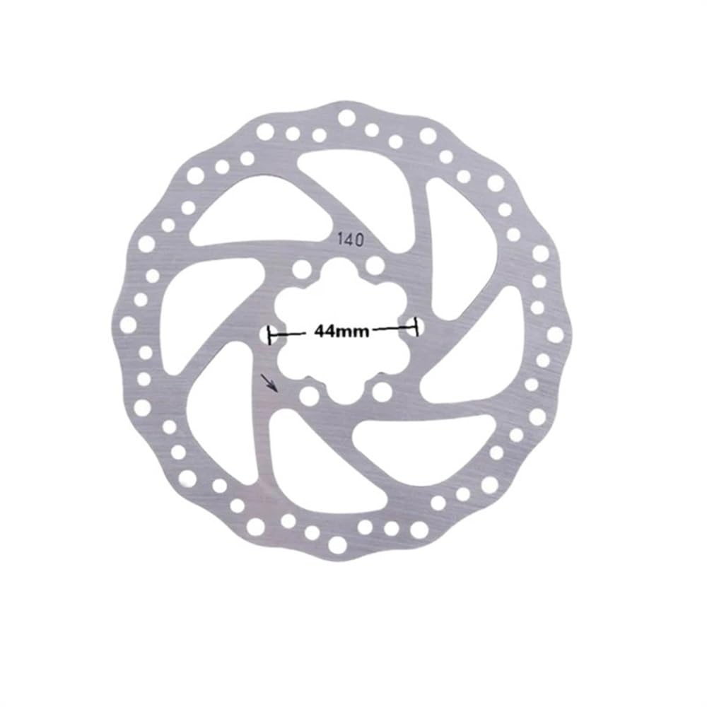 Bremsscheibe 120/140/160/180mm MTB Rennrad Scheibenbremse Fahrrad Bremsbeläge Fahrrad Bremsscheibe Radfahren Bremsscheibe mit Schrauben Bremsscheiben(140mm) von LUOKEKE