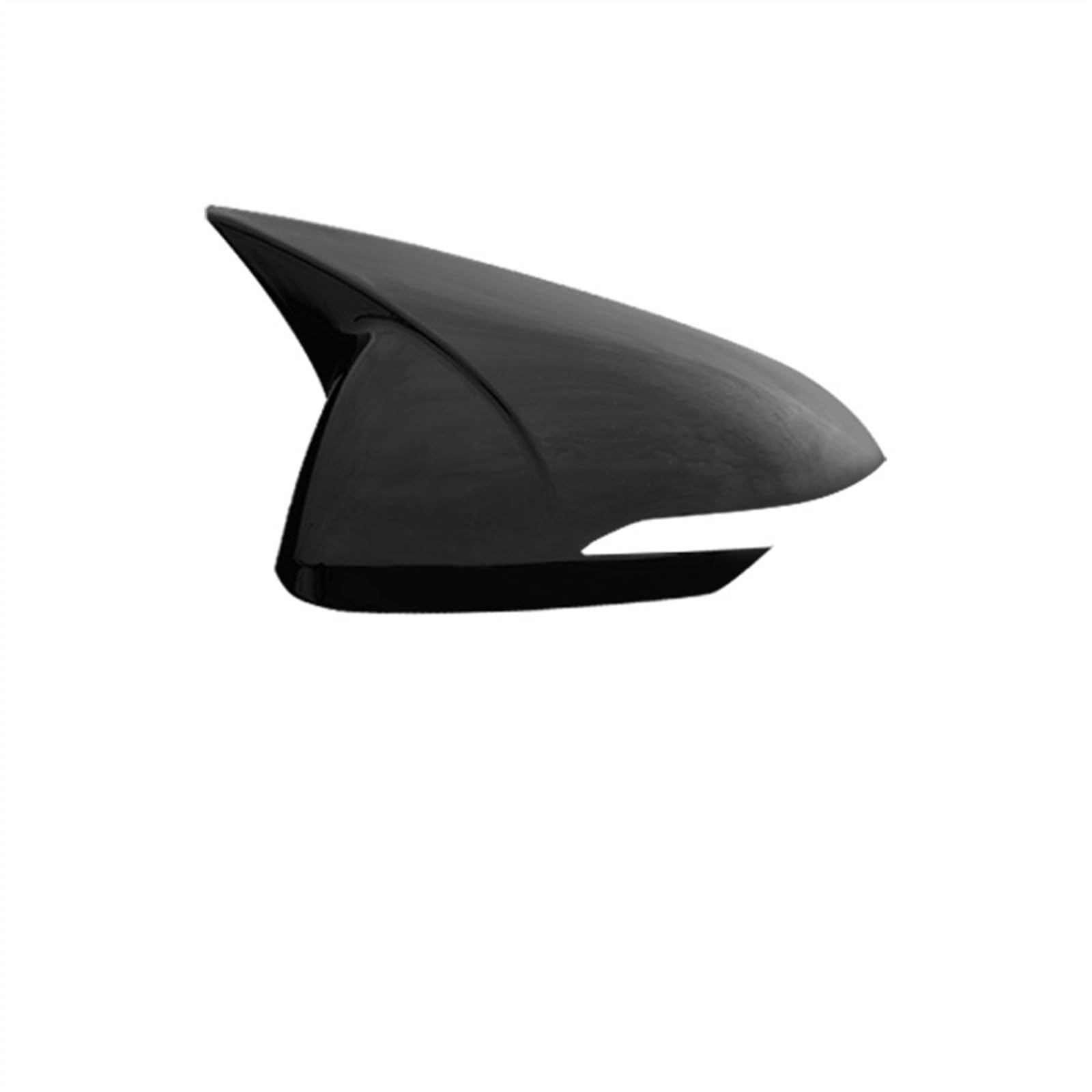 LUOWEINA 2Pcs Auto ABS Außen Horn Form Rückspiegel Abdeckung Trim Aufkleber Dekoration Fit for Hyundai Elantra AD 2016-2020 Autospiegelabdeckung(Black-Left) von LUOWEINA