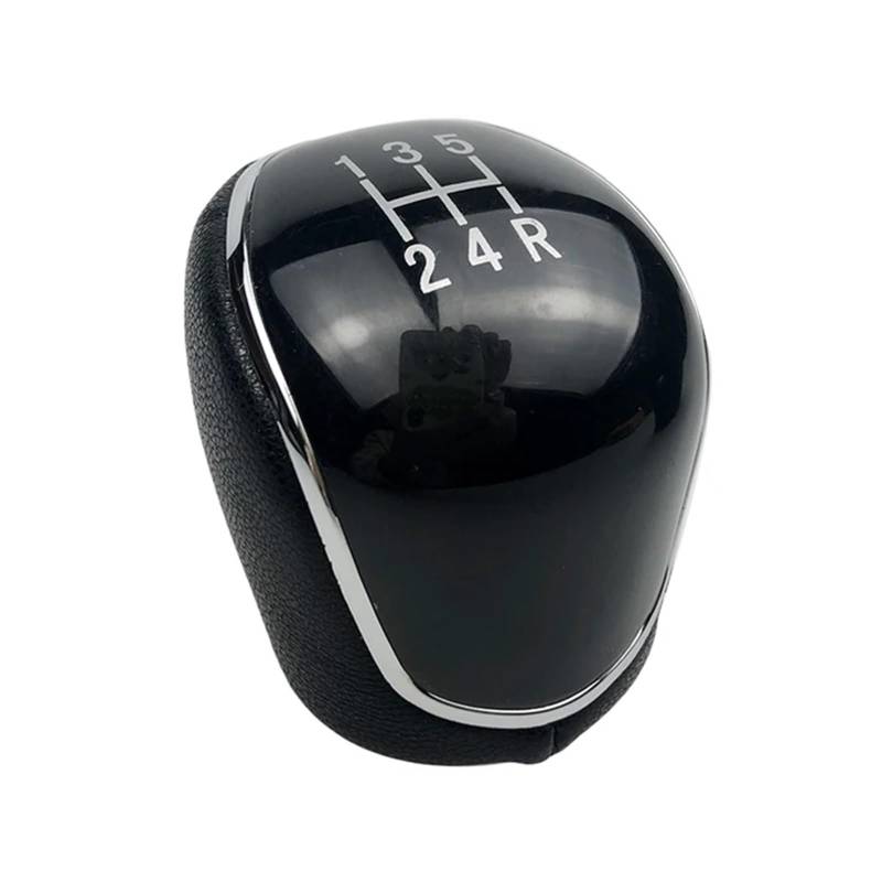 LUOWEINA Auto-Schaltknauf-Manschette, passend for Ford Mondeo 4 Mk4 IV 2007–2014, Staubschutzkappe, Gehäusekragen Schaltsackabdeckung(5 Speed Black Knob) von LUOWEINA