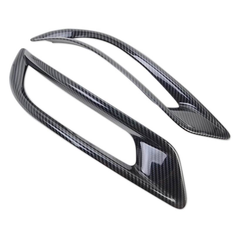 LUOWEINA Hinten Nebel Licht Lampe Abdeckung Trim Fit for CRV CR-V 2020 2021 2022 Carbon Fiber Tail Foglight Form Lünette trimmt Auto Zubehör Nebelschlussleuchtenschutz(Carbon Fiber) von LUOWEINA