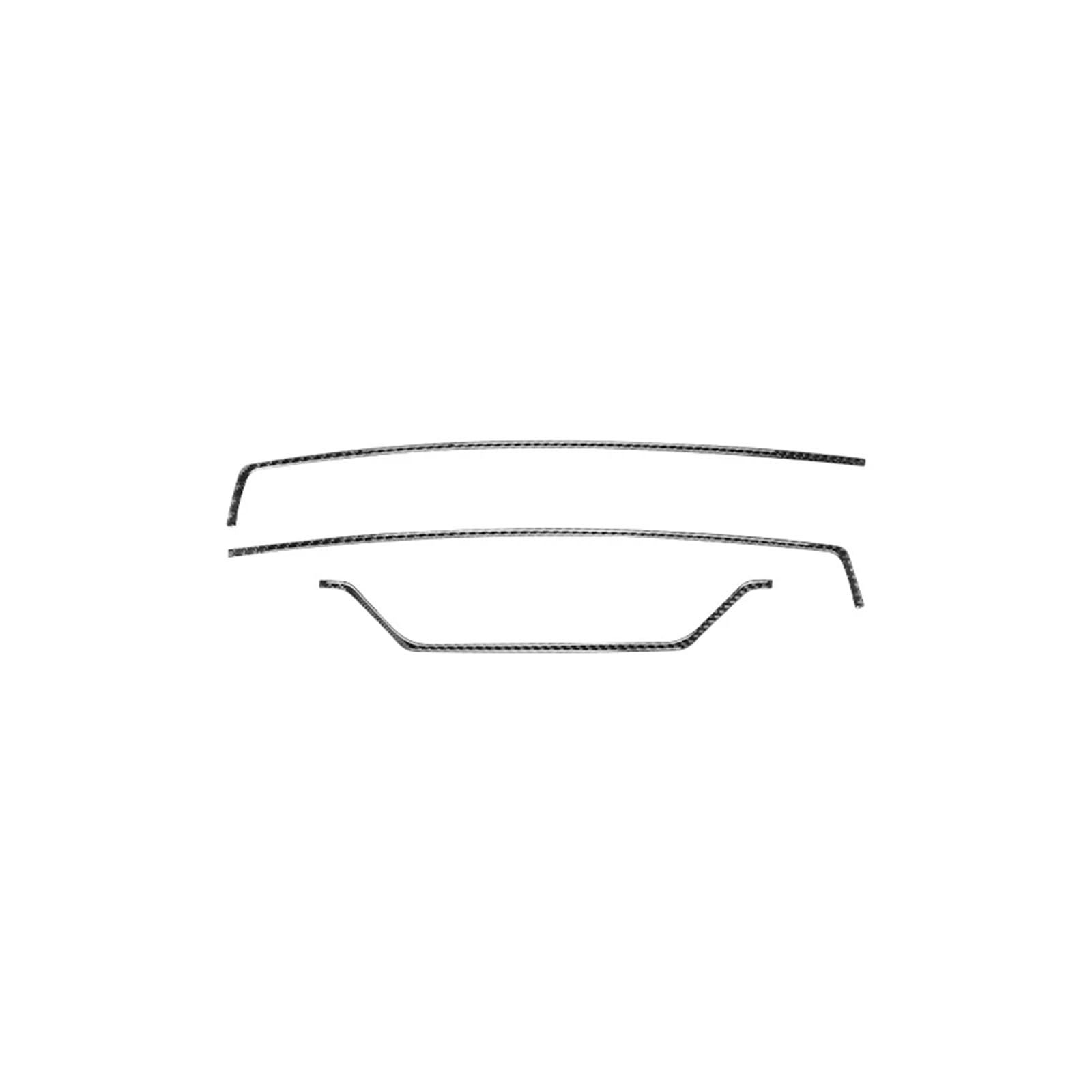 LUOWEINA Mittelarmaturenbrett-Aufkleber, passend for Ford, Mustang 2005–2009, Auto-Innenzubehör, Kohlefaser-Autoverkleidungsabdeckung Aufkleber für die Schalthebelmitte(L1) von LUOWEINA