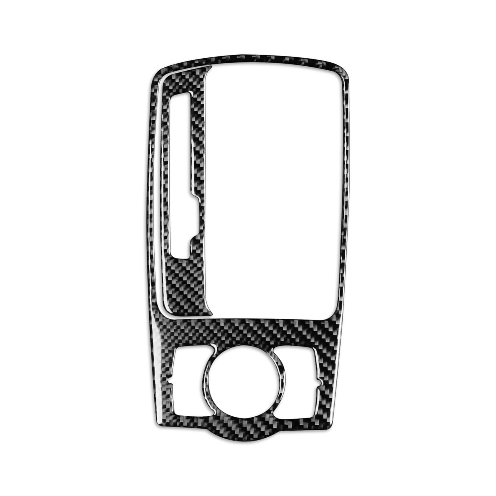 LUOWEINA Schaltknauf-Bedienfeld, passend for Q7, 2007–2015, Rahmen aus echtem Kohlefaser-Autozubehör Aufkleber für die Schalthebelmitte(Left drive hand) von LUOWEINA