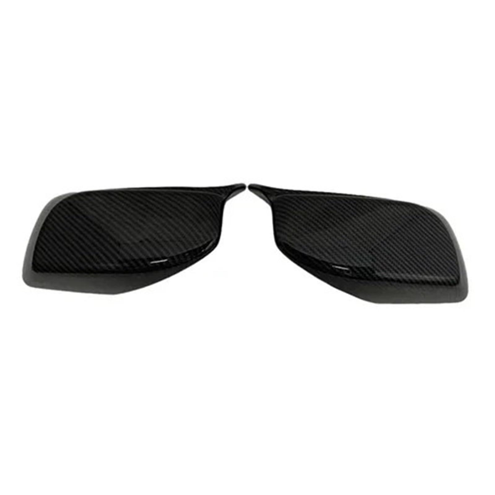 LUOWEINA Seitenspiegel-Abdeckkappen, passend for BMW, E60 E61 E63 E64 5er-Modell 2004–2008, Kohlefaser-Auto-Rückspiegel-Gehäuse Autospiegelabdeckung(Carbon fiber pattern) von LUOWEINA