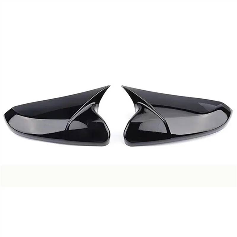 LUOWEINA Seitliche Rückspiegelkappen, Außenspiegelabdeckung, passend for Civic 10. 2016 2017 2018 Autospiegelabdeckung(Bright black) von LUOWEINA
