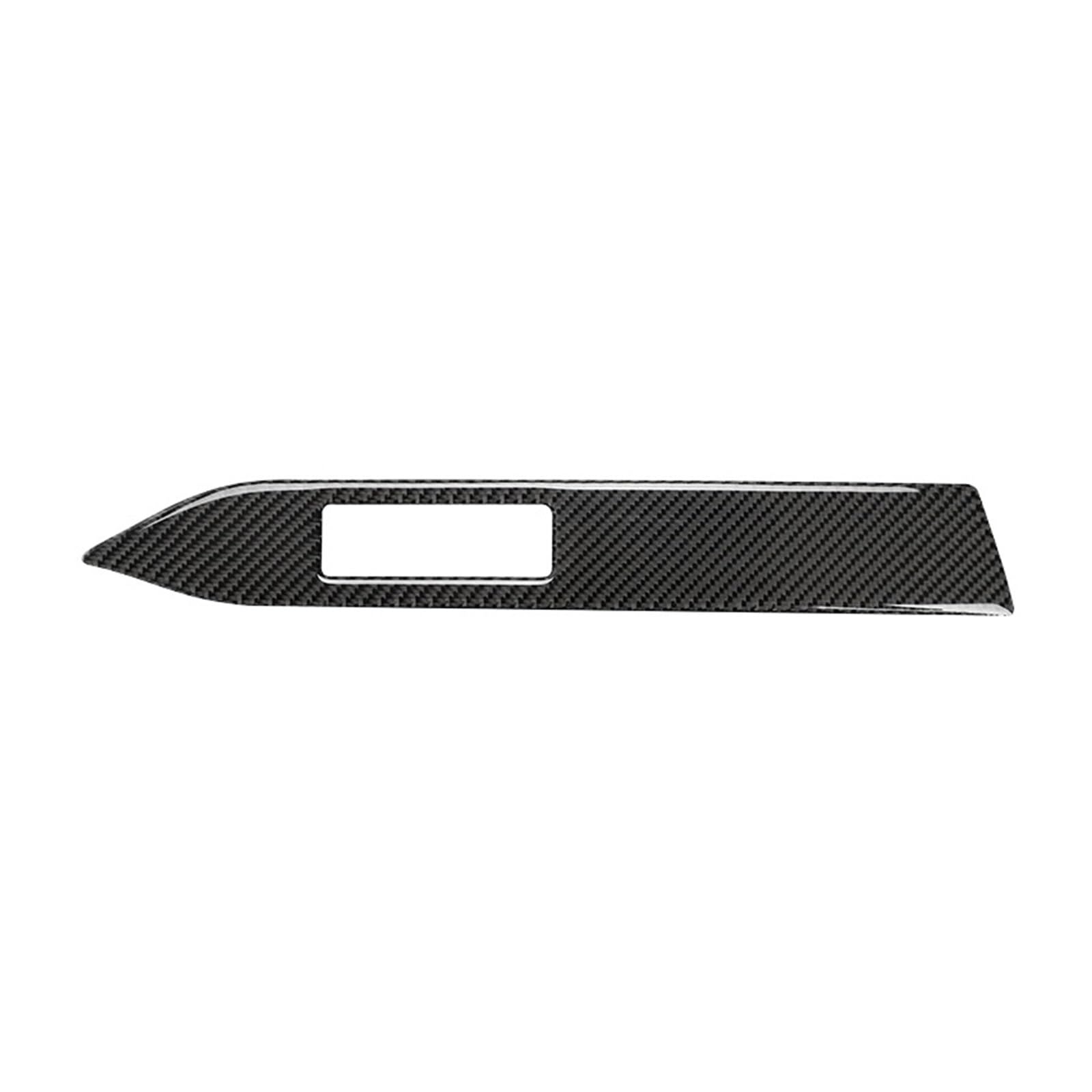 LUOWEINA Zierleiste for Co-Pilot-Mittelinstrumententafel, passend for Ford, Mustang 2015-2021, Zubehör Co-Pilot Zieraufkleber Armaturenbrett(Black) von LUOWEINA