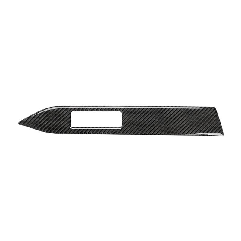 LUOWEINA Zierleiste for Co-Pilot-Mittelinstrumententafel, passend for Ford, Mustang 2015-2021, Zubehör Co-Pilot Zieraufkleber Armaturenbrett(Black) von LUOWEINA