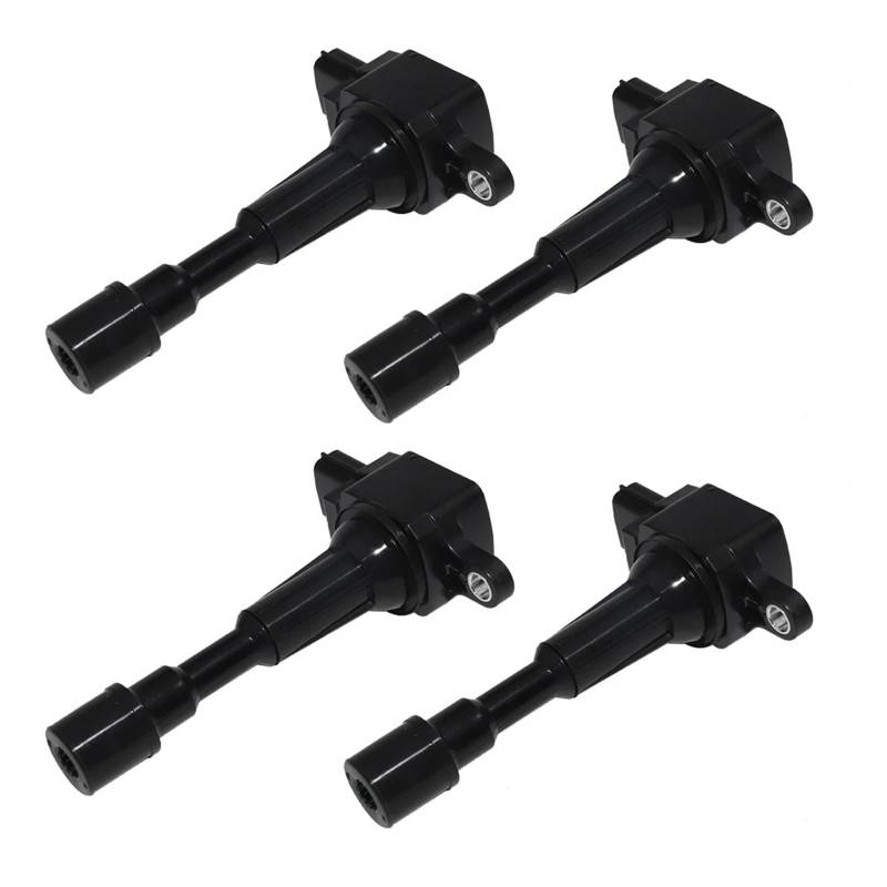 LUOWEINA Zündspule Auto Funkenspule Auto Zubehör Motorteile Passend for MAZDA 3 BK 2003-2009 B6ZE L3N9 LF17 ZJ-VE ZJ0118100A Motorzündspulen(4pcs) von LUOWEINA