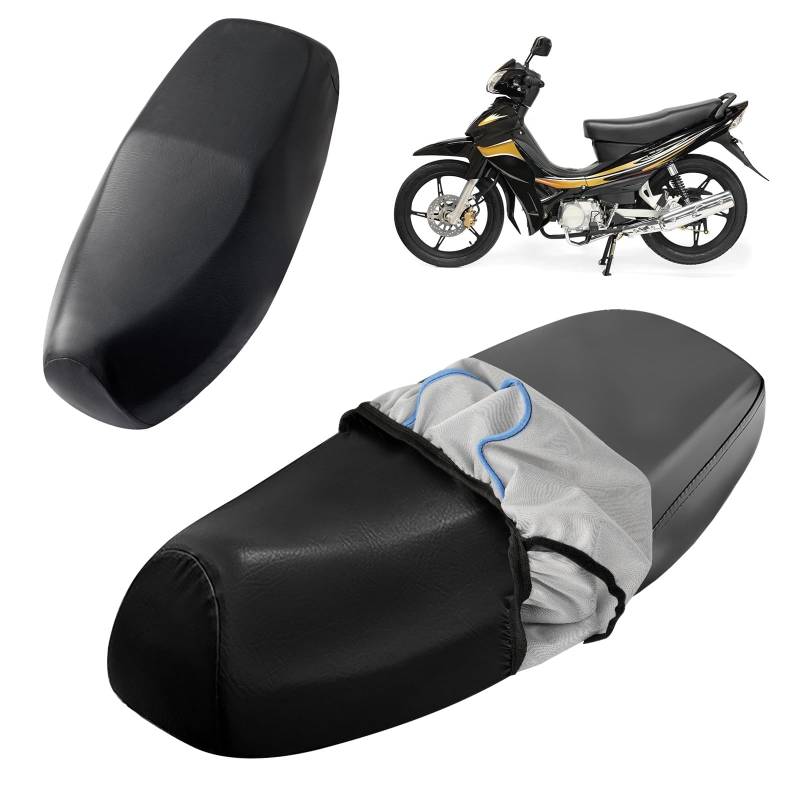 LURICO Motorrad Sitzbankbezug, Wasserdichter Elastische Sitzbezüge, Universal Motorrad Sitzabdeckung, Motorrad Roller Moped Sitzbezug, Wasserdicht Regen Staub Sonnenschutz Motorrad Sitzabdeckung, XL von LURICO