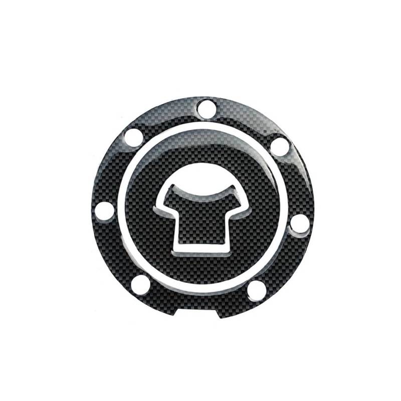 Kraftstofftank Aufkleber 1Pcs Carbon Fuel Gas Öl Kappe Tankpad Schutz Aufkleber Motorrad Universal Für Für SU&ZUKI Für Kaw&asaki Für Yam&aha von LUTFI