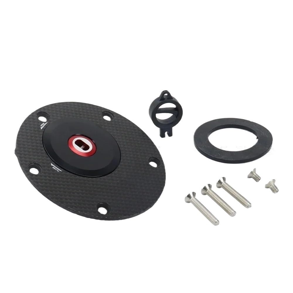 Kraftstofftank Deckel Für Aprilia RS Für Tuono V4 RR 1100 RSV4 Für Tuono V4 Motorrad Tankdeckel Motorrad Zubehör von LUTFI