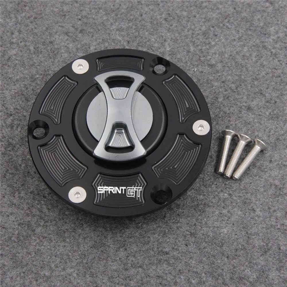 Kraftstofftank Deckel Motorrad Kraftstoff Gas Tank Cap Abdeckung Für Tr&iumph Für Sprint GT Motorrad Kraftstoff Tank Kappe Öl Tank Abdeckung Schutz von LUTFI