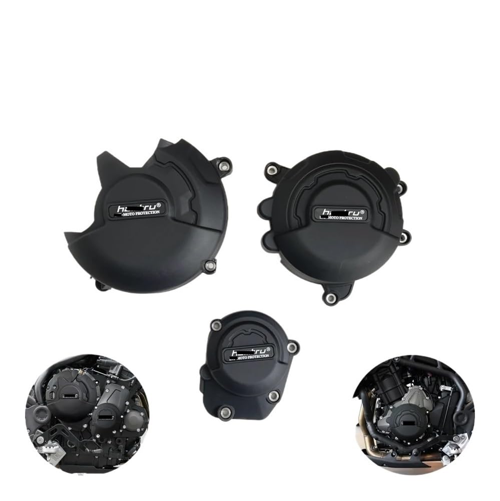 Motorkurbelgehäuse-Schutz FÜR Tr&iumph FÜR Tiger 850 2021-2023 FÜR Tiger900 2021-2023 Motor Schutzhülle Carbon-Look Motorrad Motor Abdeckung von LUTFI