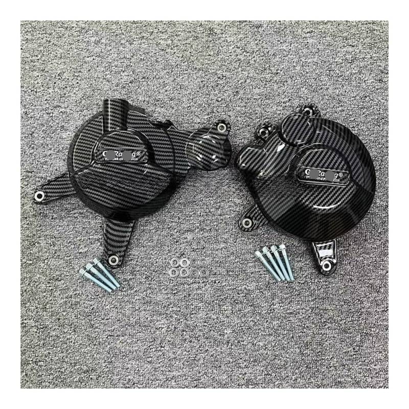 Motorkurbelgehäuse-Schutz Für SU&ZUKI GSX-R 125 2018-2023 Motorrad Zubehör Motor Schutz Abdeckung Set Stator Schutz Abdeckung Kit von LUTFI