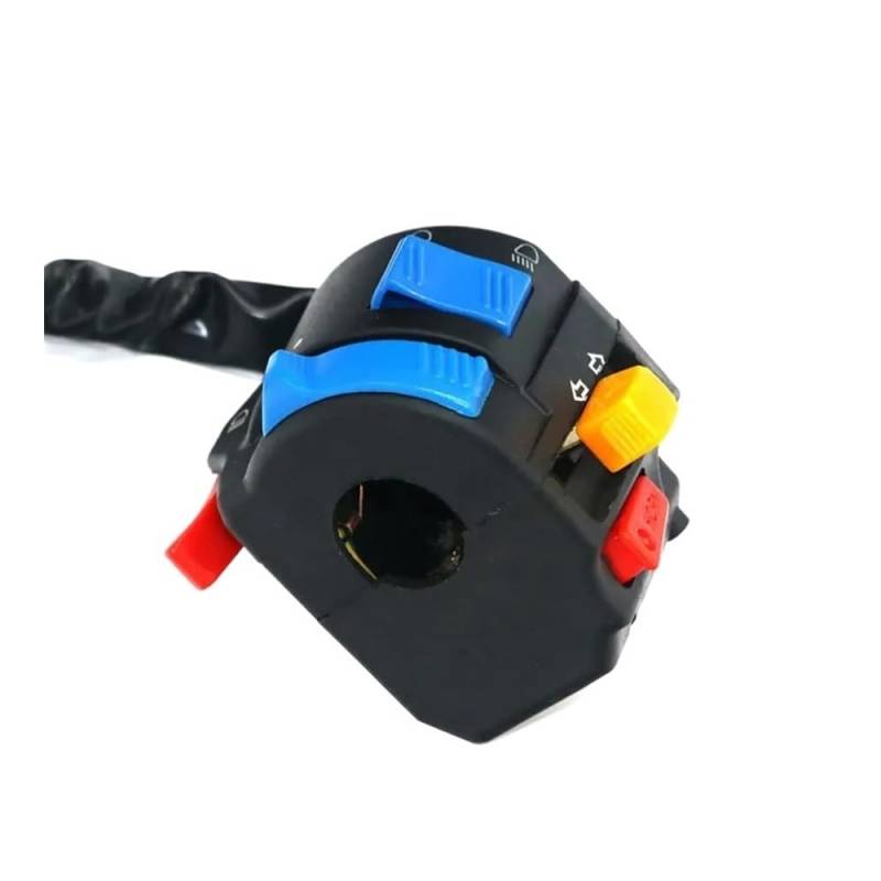 Motorrad Lenker Start Schalter 22mm Universal Motorrad Lenker Schalter Hand Control Motor Starten Off Scheinwerfer Zündung Schalter Für ATVs Motorrad Zubehör von LUTFI