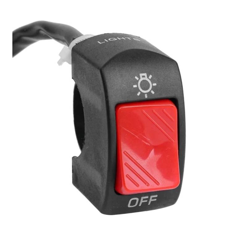 Motorrad Lenker Start Schalter Motorrad Schalter ON Off Control Button Lenker Halterung Scheinwerfer Signal Lampe Control Modifizierte Schalter Zubehör von LUTFI