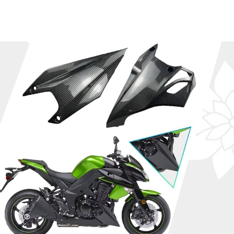 Motorrad Seitenverkleidung Motorrad Unterer Spoiler Für Ka&wasaki Z1000 2010 2011 2012 2013 2014 Untere Motor Verkleidung Seiten Panels Außen Zubehör von LUTFI