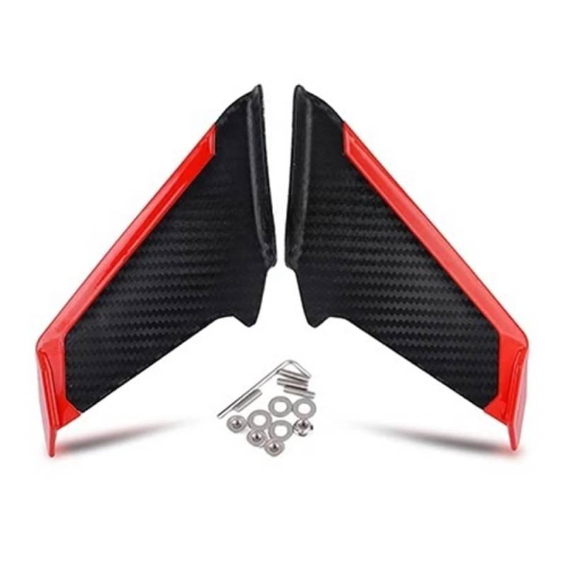 Motorrad Seitenverkleidung Seitenwindflosse Spoiler Für Du&Cati 899 959 1199 1299 848 1098 Für Panigale V2V4 Frontverkleidungsschutz Flügelabdeckung von LUTFI