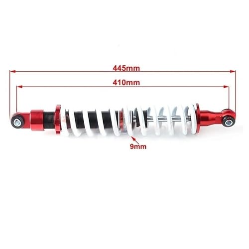 Motorrad Stoßdämpfer 405mm 410mm Motorrad Stoßdämpfer Motorrad Schock Suspension Dämpfer Hinten Stoßdämpfer Für 125/150/200/250/300cc von LUTFI