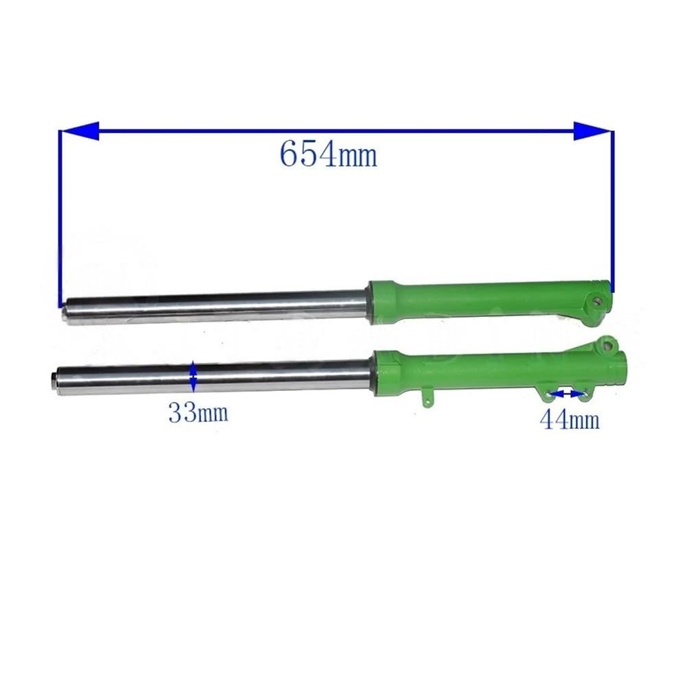 Motorrad Stoßdämpfer Motorrad 33MM 630mm Gabel Stoßdämpfer Für 125CC Flying Eagle Für Ka&wasaki Kleine Motocross Zubehör von LUTFI
