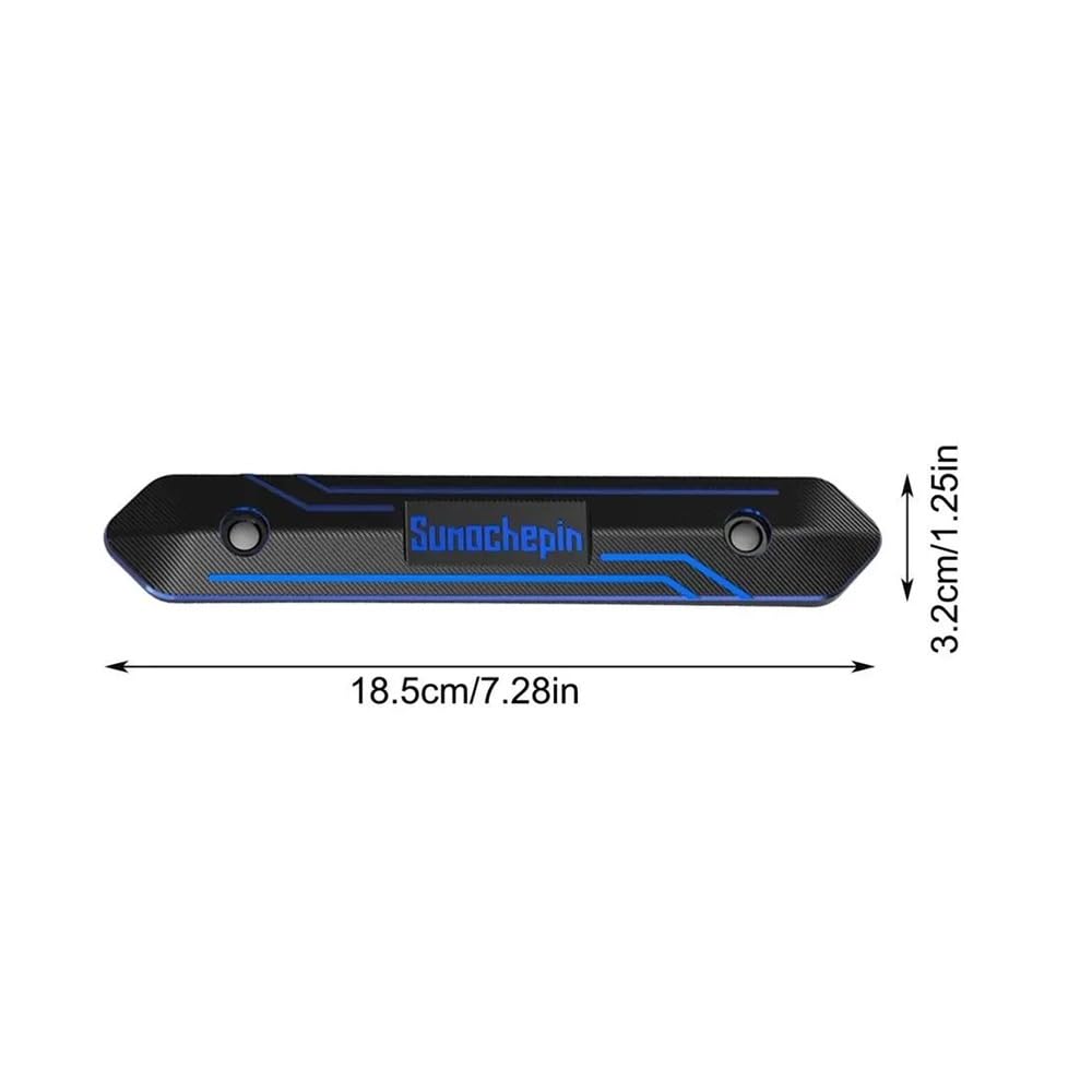 Wärmedämmung Abdeckung Motorrad Für Verbrühungsschutz Auspuffrohrabdeckung Wärmeschutzabdeckung Schalldämpfer Wärmedämmabdeckung Motorrad von LUTFI