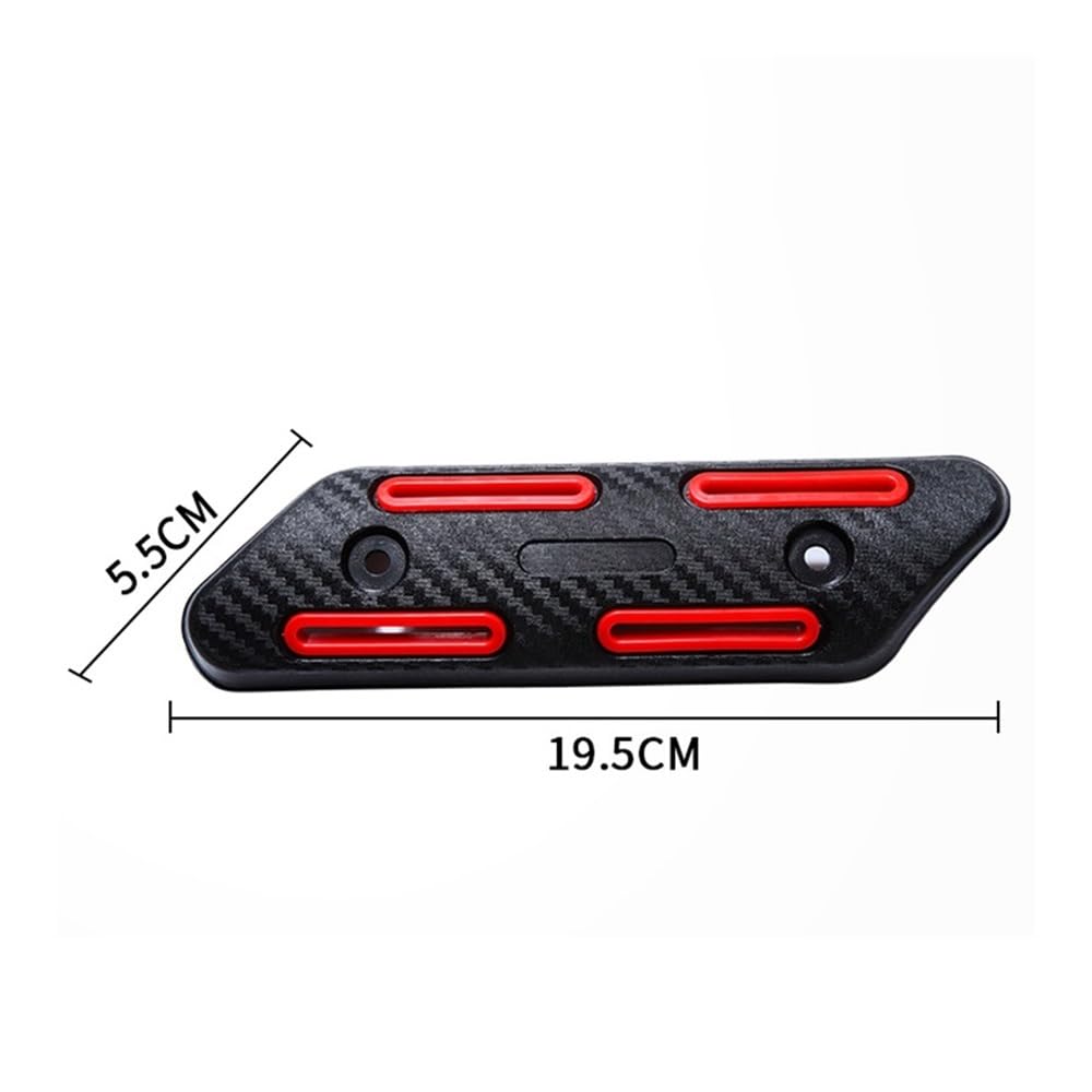 Wärmedämmung Abdeckung Motorrad Universal Motorrad Auspuffrohr Hitzeschild Abdeckung Schalldämpfer Protector Schutz Moto Zubehör Fit Für Ha&rley Für von LUTFI