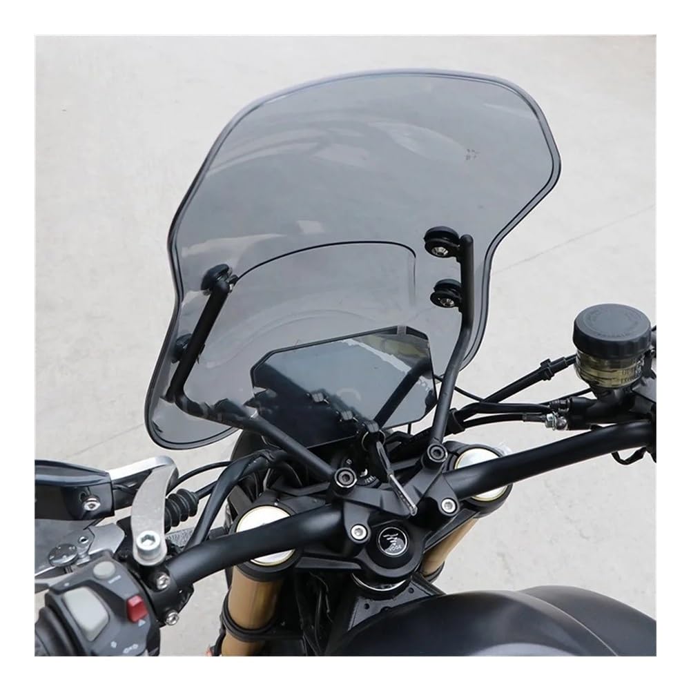 Windschutzscheiben Motorrad Indshield Windschutzscheibe Deflektor Für 500AC 500 AC Universal Verlängerung Spoiler Zubehör Komfortabel von LUTFI
