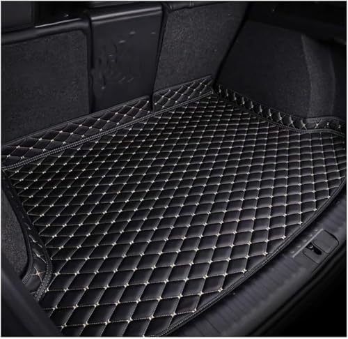 Auto Kofferraummatte, für Ford S Max 5 Seat 2006-2015 Auto Leder Kofferraummatten Wasserdicht Antirutsch Kofferraum Innenmatte Zubehör,B von LUUXWPFZ