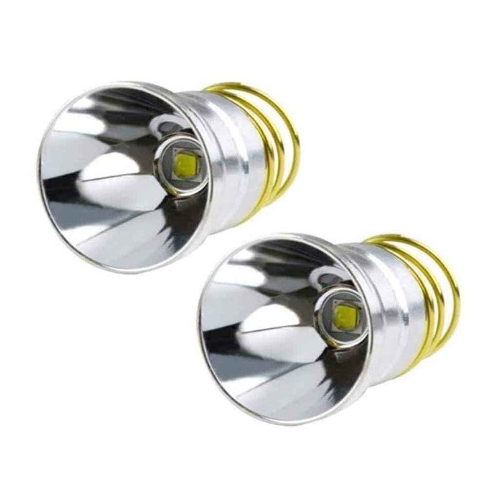 LED Taschenlampe, 2 Pack Super Bright 1500 Lumen XPL V6 LEDTaschenlampe Ersatzlampe Single Mode Drop-In P60 Designmodul LEDLampe für Surefire Hugsby C2 G2 Z2 6P 9P G3 S3 D2, WF501B WF502B von LUXJUMPER