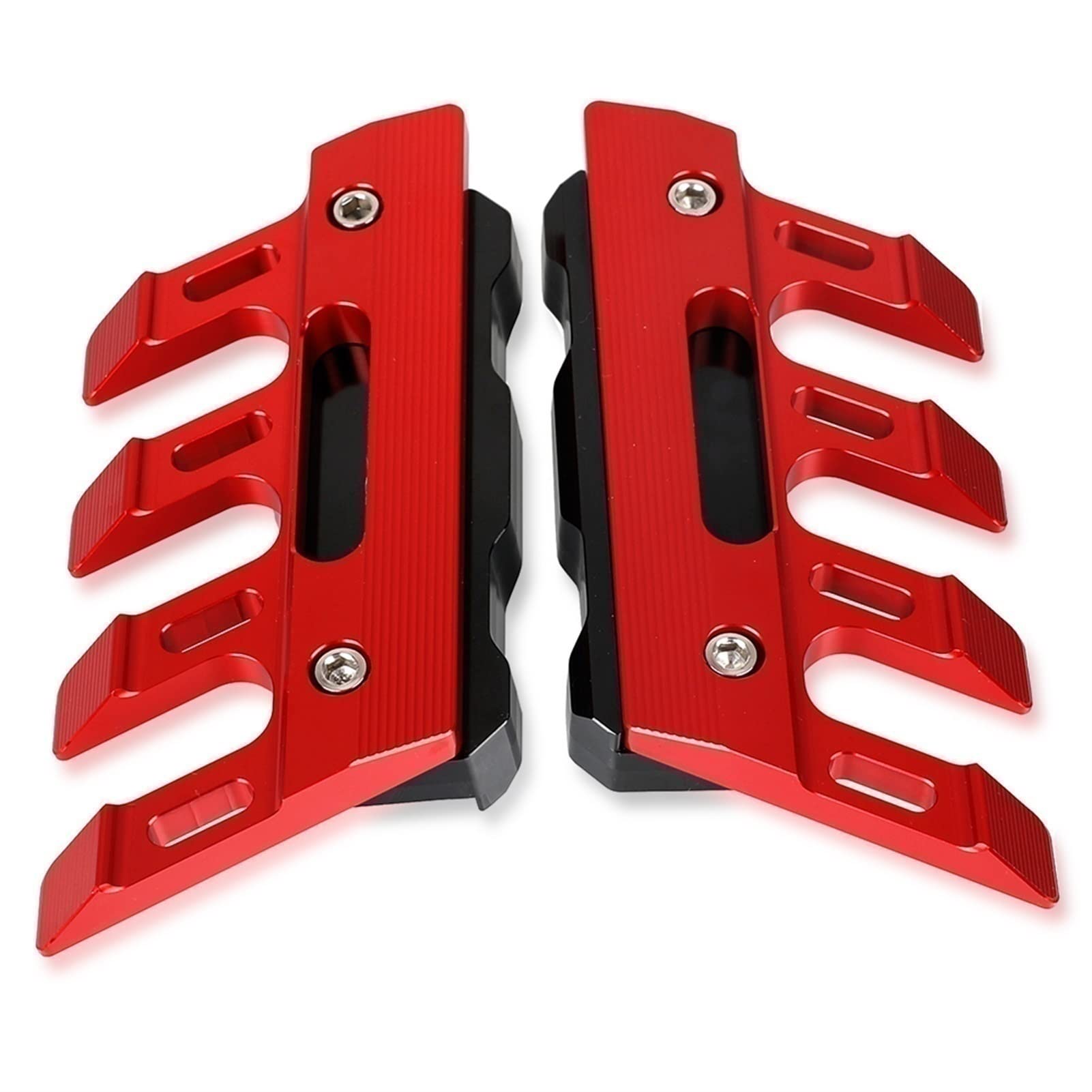 Sturzpads Motorrad Für Ducati MULTISTRADA 1200 950 1260 1260S 1000DS Motorrad Gabelschutz Fender Slider Guard Kotflügel Crash pad (Farbe : Red, Size : NO LOGO) von LUXSZR