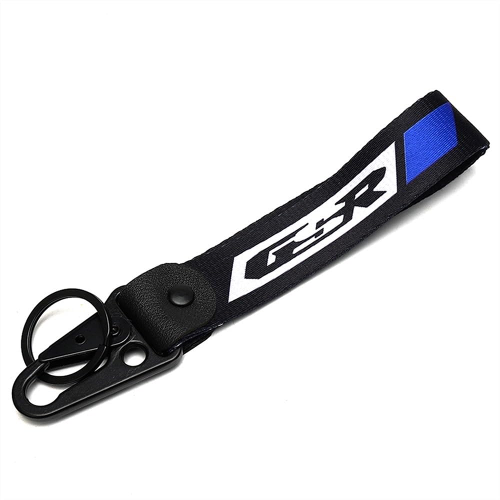 LUXUNA Motorrad-Seitenständerpolster Für Suzuki GSR 750 Gsr750 GSR750 Gsx-s750 Zubehör Motorrad Ständer Seitenständer Verlängerung Pad Schlüsselanhänger(A Keychain Blue) von LUXUNA