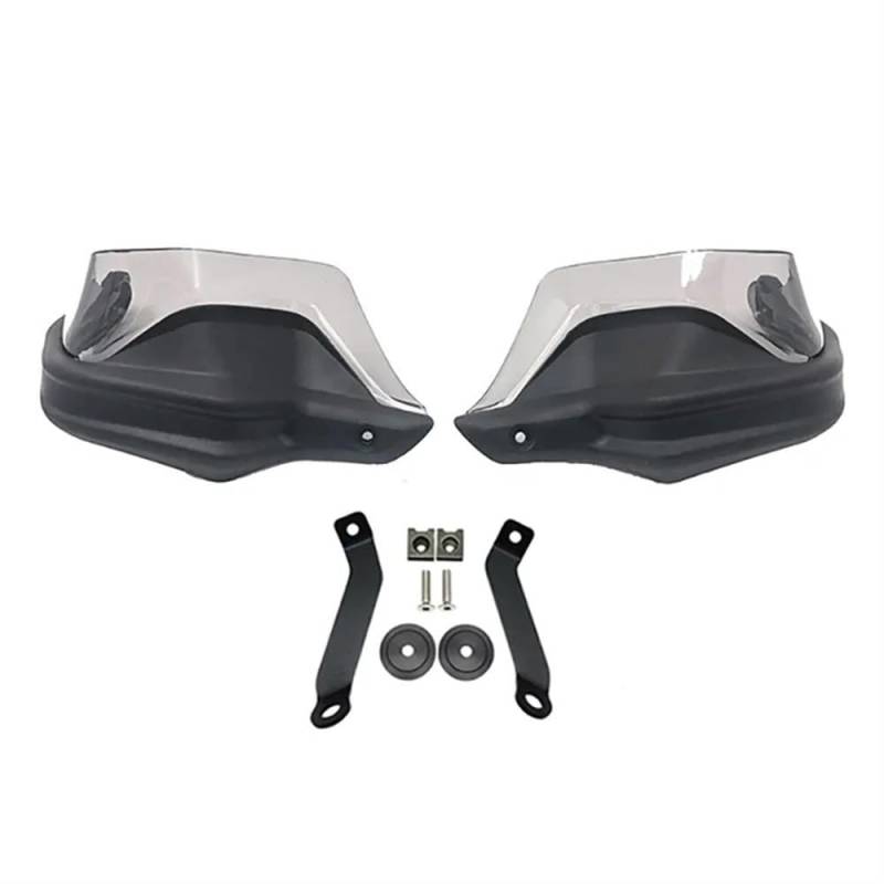 Motorrad-Handschutz Für HO&NDA NC750X DCT NC750S NC700X NC 750 X 2013-2023 Motorrad Carbon Handprotektoren Schild Guards Windschutzscheibe Hand Wind Schutz(Black Grey5) von LUXUNA