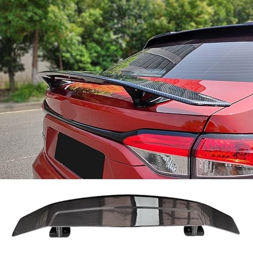 Auto Heckspoiler Spoiler für Mercedes Benz SLK 350 280 250 200, ABS Auto Heckkofferraum Kofferraumspoiler Heckflügel Tuning Auto Zubehör,Carbon Fibre Look von LVTFCO