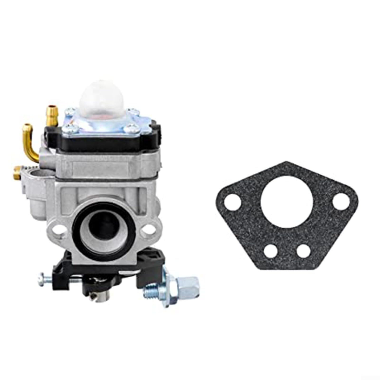 Vergaser-Kit für 22cc 26cc 33cc 34cc 36cc Motoren 11mm Lufteinlass kleine Motorteile Ersatz für Motorsense Kettensäge Heckenschere Rasenmäher von LVYXON