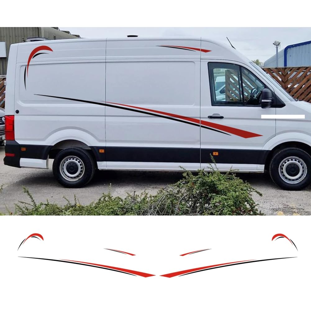 Autostreifen-Dekoraufkleber, für Man GTE Camper Panel Van, Vinyl-Dekorationsfolien, für Kit-Aufkleberabdeckung, Auto-Tuning-Zubehör von LWAILJH