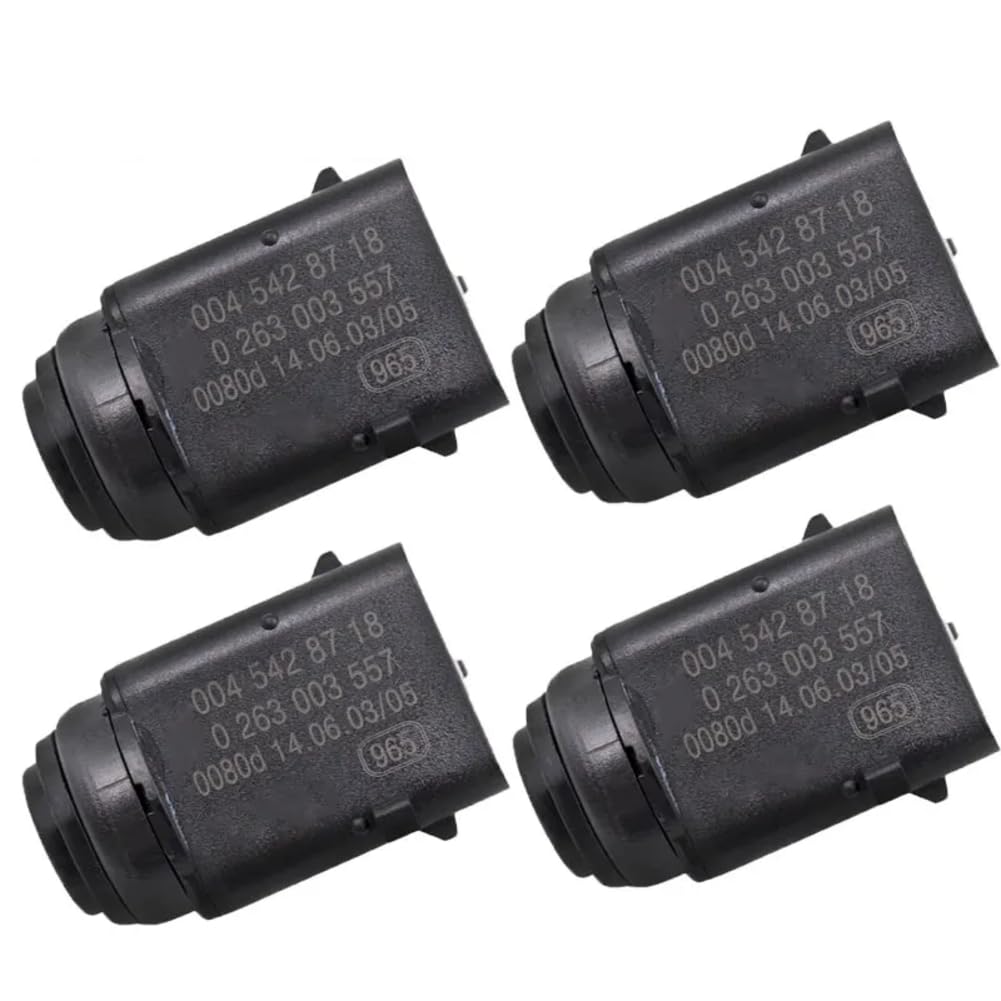 4 Stück Parkdistanz-PDC-Sensor, für Mercedes-Benz W203 W209 W210 W211 W220 W163 W168 W215 W 251 S203 0045428718 A0045428718 von LWDXMYKW