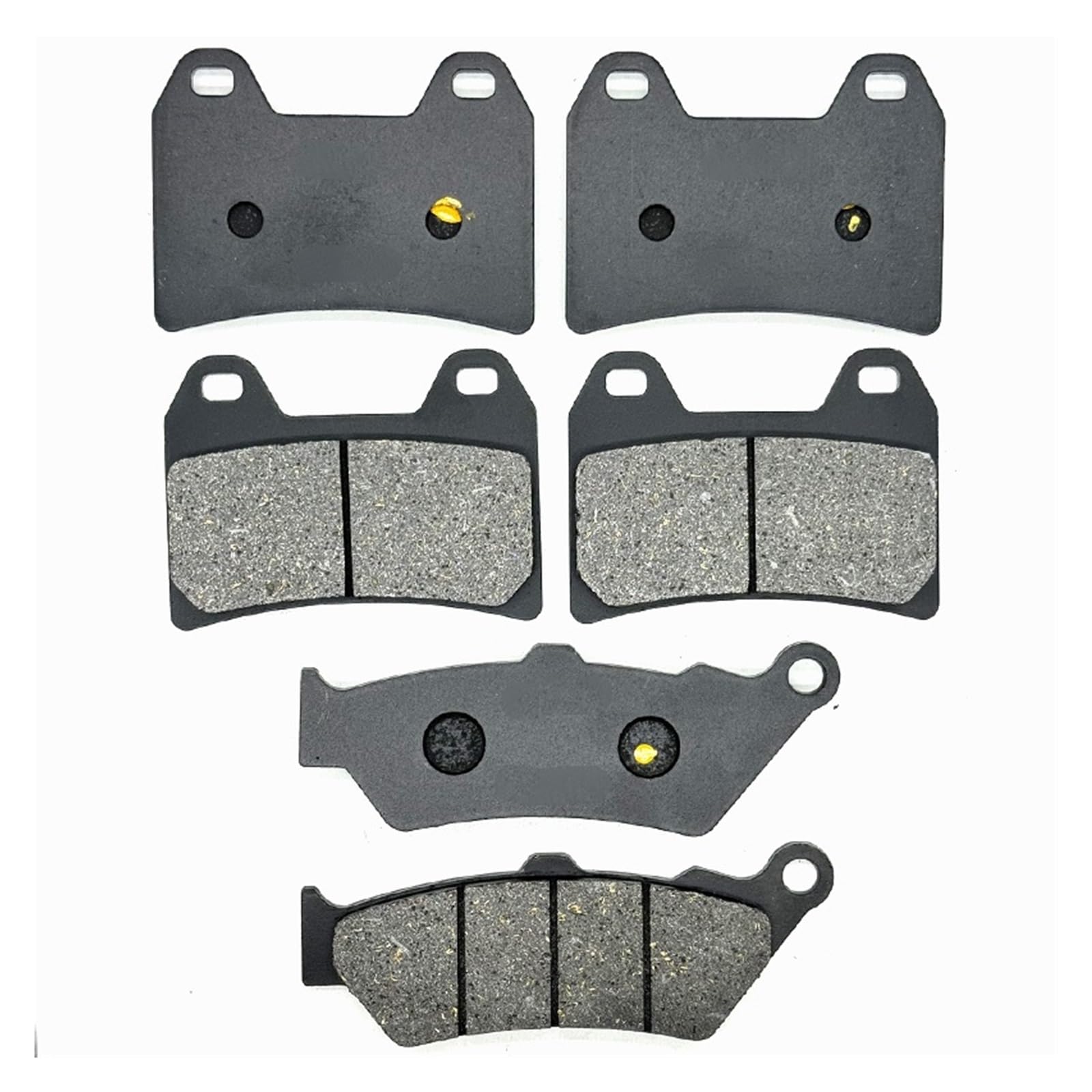 Motorrad Vorne Hinten Bremsbeläge for California Titan 2003-2005 California Vintage 2006-2013 1100cc(Front Rear Pads) von LWDXMYKW