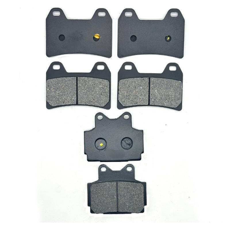 Motorrad Vorne Hinten Bremsbeläge for FZ400 1997 XJR400R 1995-2000 XJR400RII 1996 FZ 400 XJR 400R 400RII(Front Rear Pads) von LWDXMYKW