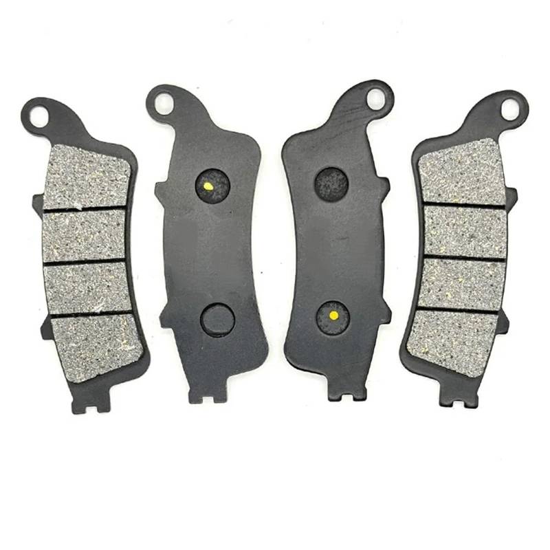 Motorrad Vorne Hinten Bremsbeläge for VTX1800R Guss Modell 02-08 VTX1800S Speichen Modell 02-07 VTX1800T 07-08 VTX1800C 02-08(2 X Front Brake Pads) von LWDXMYKW