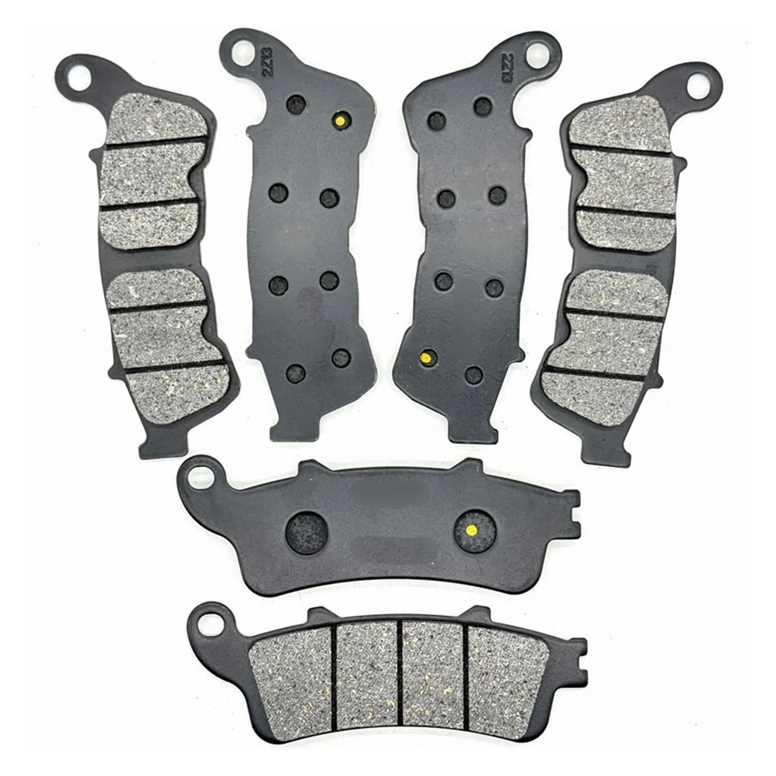 Motorrad Vorne Hinten Bremsbeläge for XL1000V Varadero 2007-2009 XL1000VA Varadero ABS 2004-2009 XL 1000V 1000VA(Front Rear Pads) von LWDXMYKW