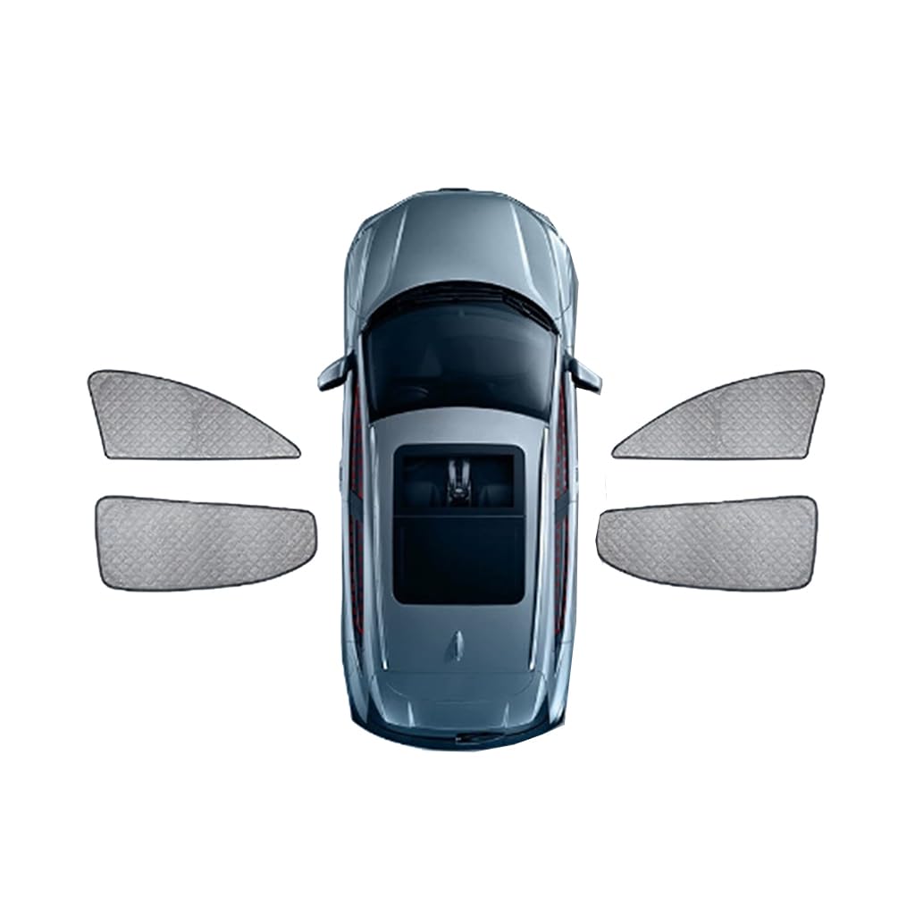 Vollständiger Auto Sonnenschutzvorhang für Ford Focus Hatchback 2012-2018, Hitzeschutz UV-Schutz Seitenfenster Sonnenschutz Autozubehör,B-4 Pieces von LWKJDHS