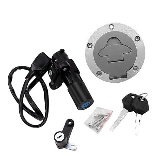 Kraftstofftank-Abdeckkappe Für Ya&maha YZF R3 R25 YZFR3 YZF-R3 YZFR25 YZF-R25 2015-2019 Motorrad Zündschlüssel Sitz Schloss Kraftstoff Tank Gas Kappe Abdeckung Se von LWNHYQPS