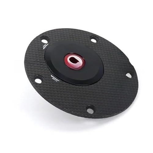 Kraftstofftank-Abdeckkappe Für Yam&aha MT10 MT09 SP MT07 MT03 Carbon Fiber Kit Motorrad Anti-Diebstahl Kraftstoff Tank Kappe Quick Release Typ Sport Zubehör von LWNHYQPS