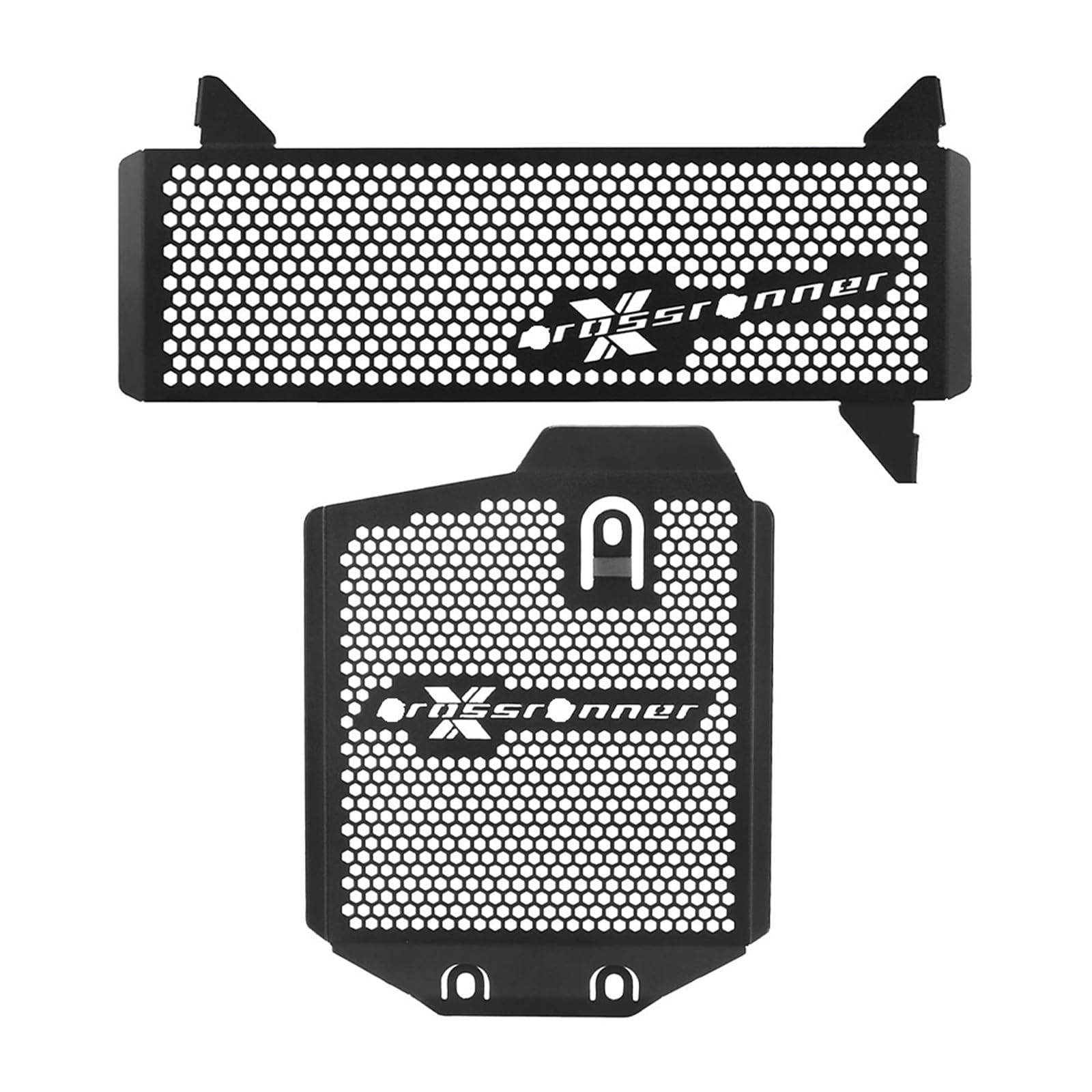 Motorrad Kühlergrill Abdeckung Motorrad Ölkühler Schutz & Oberen Unteren Kühlergrill Schutz Abdeckung Set Für Ho&n&da VFR800X VFR 800 X Crossrunner 2015-2024 von LWNHYQPS