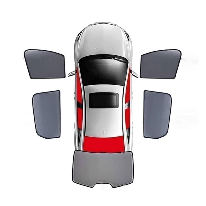 Sonnenschutz Auto für Buick Regal 2017 2018 2019 2020 2021 2022 2023, Seitenscheibe Auto Sonnenschutz UV-Schutz Wärmeisoliert Schutz der Privatsphäre Zubehör,5pcs-wholecar von LWWNNFC