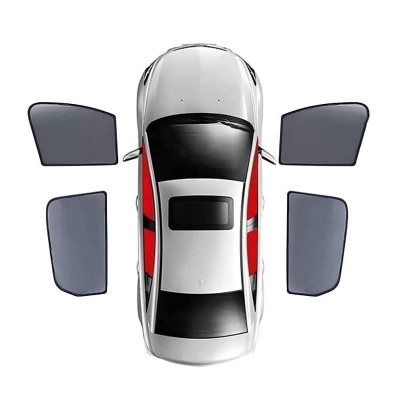 Sonnenschutz Auto für Toyota ARUZ 2019 2020 2021 2022 2023, Seitenscheibe Auto Sonnenschutz UV-Schutz Wärmeisoliert Schutz der Privatsphäre Zubehör,4pcs-doors-window von LWWNNFC