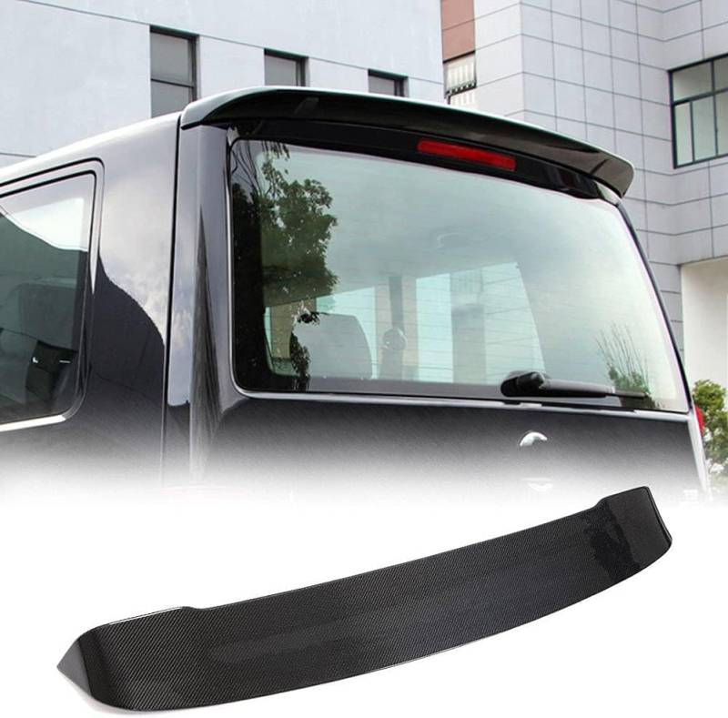 Maßgeschneidertes Auto Heckspoiler Spoiler für VW T6 Multivan 2015–2020,Kohlefaser Auto Spoiler Kofferraumspoiler Heckflügel Außen Styling Schmücken Zubehör von LXBSXY