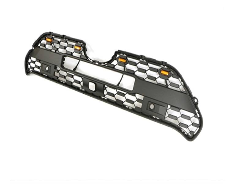 Autoteile Auto Kühlergrill mit LED-Leuchten kompatibel for Toyota RAV4 2020 Schwarzer Frontgrill Stoßstangengrill(2) von LXCHOU